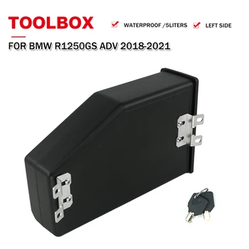 ToolBox BMW R1250GS Kaland R 1250 GS R1250 GS LC ADV 2018-2021 Bal Oldali Zárójel Díszes Műanyag Doboz, 5 Liter Tool Box