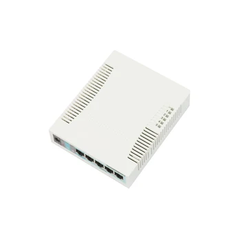 Mikrotik RB260GS / CSS106-5G-1S Okos SOHO Switch 5xGigabit Ethernet, egy SFP ketrec hajtott egy Atheros Switch Chip