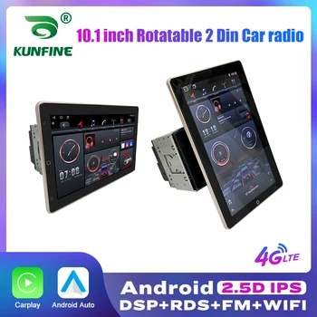 10.1 Inch, Elforgatható Képernyő Függőleges autórádió 2 Din Android Multimédia DVD Lejátszó GPS Navigációs Autoradio Carplay Android Auto
