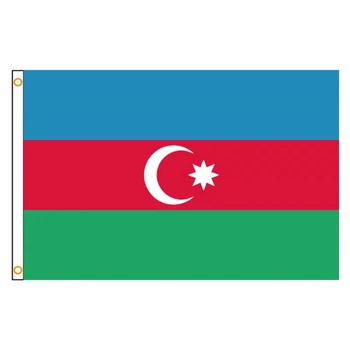 FLAGHUB 60X90 90X150cm Azerbajdzsán Zászló Zászló Nemzeti Zászló Lóg Azerbajdzsán Otthoni Dekoráció Zászló