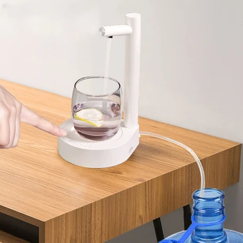 Elektromos Vízszivattyú Gallon Újratölthető Víz Adagoló Üveg Csövű Intelligens Automatikus Asztal Asztali Ivókút
