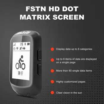 Út Mountain Bike Sebességmérő Forró Eladó Szakmai Bluetooth Hangya Érzékeny Vízálló Igpsport App Kerékpár Kód Mérő Igs520