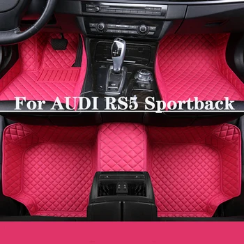 Teljes Surround Egyéni Bőr Autó Szőnyeg AUDI RS5 Sportback 2018-2019 (Modell) Autó Belső autóalkatrész