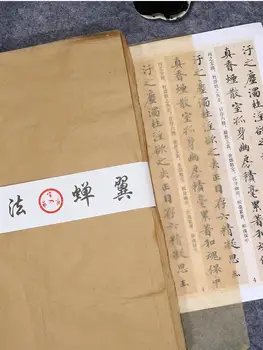 Xuanyizhai Kabóca Yi Ősi Módszer Bambusz Cellulóz, Papír Liba Bőrét Kézzel Készített Rizs Papír Növények Festett Retro Közepes Érett