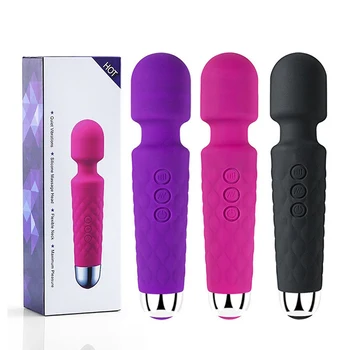Erős, Csikló Vibrátorok USB Töltse fel az AV-Masszírozó Vibrátor Szexuális Wellness Erotikus Szex Játékok a Nők Felnőtt Termék a G-pontot