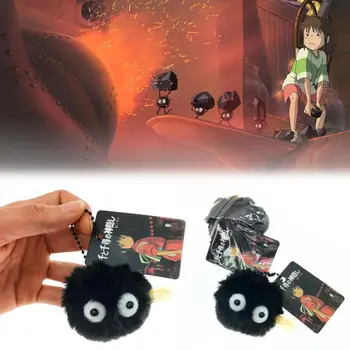 50Pcs/Sok Anime chihiro szellemországban Plüss Játék Kulcstartó Plüss A Szomszédom Totoro Medál, Kulcstartó Képregény Rajongók Aranyos Ajándék Nagykereskedelem