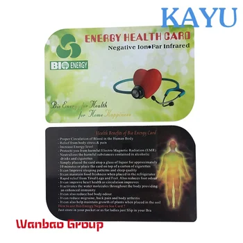 Egészségügyi Kvantum Bio Energy Card Negatív Ion Kártya 3000 Negatív Ionok Parp-Kvantum Energia Kártya Egészséges Élet
