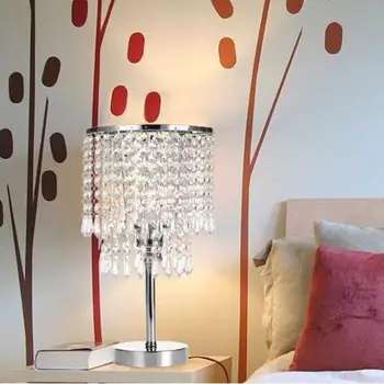 Európai Hálószoba Éjjeli Lámpa, Modern, Egyszerű, Kreatív Dekorációs Asztali Lámpa Asztali Dekoráció Világítástechnika Hálószoba