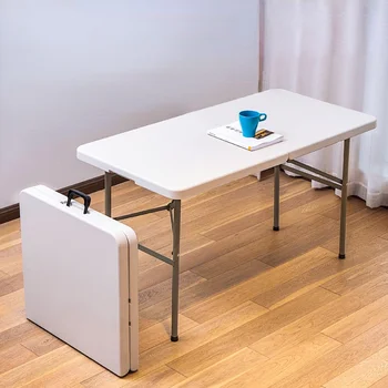 Összecsukható Kemping Asztal Hordozható Piknik Asztal, Téglalap alakú Asztal Kerti Étkező Készletek összecsukható piknik asztal szett