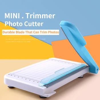 Kis Kézi Papírvágó Hivatal Fotó Papírvágógép Scrapbook Trimmer Könnyű Szerszámok Papíráru