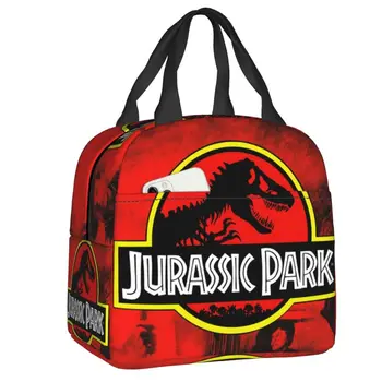 Egyéni Jurassic Park Ebéd Bag Nők Ősi Állat Hűvösebb Meleg Szigetelt Ebédet a Felnőtt Iroda