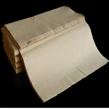 Bambusz Cellulóz, Papír Kínai Rizs Papír 70sheet Sűrűsödik Félig Érett Xuan Papír a Kínai Festészet Kalligráfia Gyakorlat Papírt Arroz
