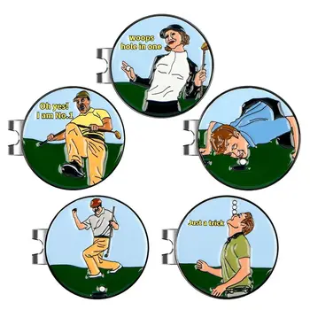 Golf Kalap Klip Labdát Kalap Klip Marker Cserélhető Mágneses Golf Labda Helyzetét Mark Golf-Tartozékok a Férfiak a Nők Golfozó Ajándék