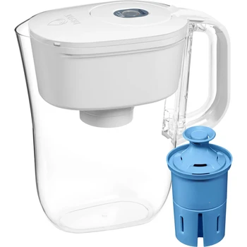 6-Csésze Fehér vízszűrő Kancsó az ELIT Szűrő Csökkenti a Vezető Lepárló Hidrogén víz generátor Akvárium szűrő Polyflouoroa