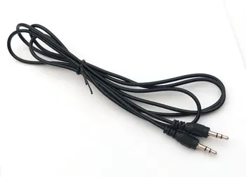 2db 3-Pólusú 3,5 mm-es Férfi Jack Dugó férfi Férfi Sztereó Audio Adapter Kábel 1.5 M