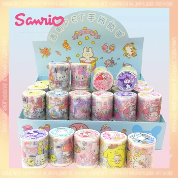 48db Sanrio Diy Maszkolás Washi Tape Hello Kitty Kuromi Scrapbooking Matrica Dekorációs Ragasztószalag tanszerek Nagykereskedelmi