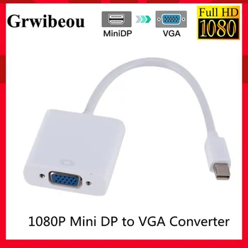 1080P Mini DisplayPort-VGA Adapter Kábel Férfi Mini DP Férfi VGA Átalakító Adapter A TV-készülék Doboz PC Laptop DisplayPort Kábel