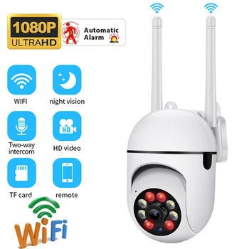 IP Kamera Vezeték nélküli WiFi kétsávos HD Kamera éjjellátó Cam Baby Monitor Védelmet CCTV Kamera Mozgásérzékelő