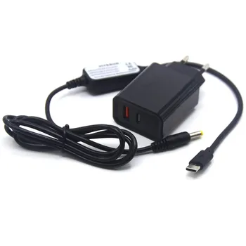 USB-C-Típusú Power Bank Kábel+PD Töltő, Panasonic DMW-BLC12 BLG10 BLF19 BLH7 DMW-DCC8 DCC9 DCC11 DCC12 CP-W126 Dummy Akkumulátor