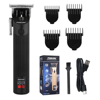 Elektromos Haj Trimmer Set USB Újratölthető Hajad Olló hajvágó Eszközök