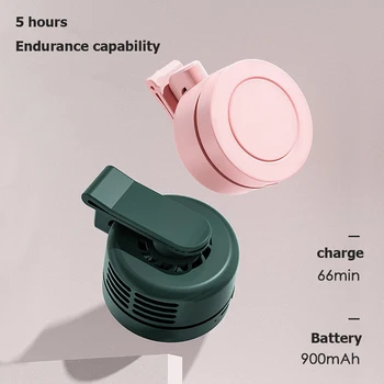 Mini Clip Rajongó Nyak, Derék Ventilátor Levegő Hűtő USB Személyes Ventilátor a Kültéri 3 Sebesség Elektromos Vezeték nélküli Zsebében Hűtő Ventilátor Ventilátor