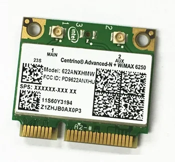 Új Intel Advanced-N WiMAX 6250 ANX 622ANXHMW Fél Mini PCI-E LENOVO Thinkpad FRU:60Y3194 60Y3195