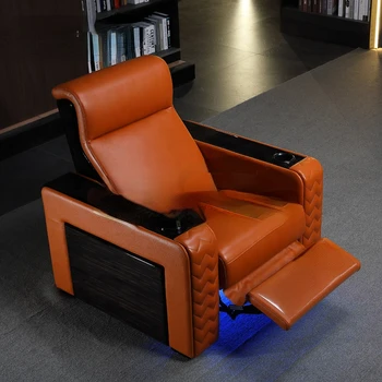ülőgarnitúra valódi bőr mozi színház ülések multimédia hatalom fekvőfotel házimozi fotel kanapé
