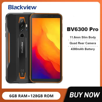 Blackview BV6300 Pro Masszív, Vízálló Okostelefonok Helio P70 6 GB+128GB 4380mAh 16MP Quad Fényképezőgép az Android, 10.0 Mobil Telefon NFC