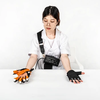 Új hordozható FR03 kezét Rehabilitációs Ujját Terápia Robot Kesztyű Hemiplegia Okos, Kéz, Ujj Képzés Stroke Robot Kesztyű