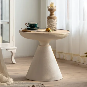 Az Északi Kis Asztalkák Fa Kerek Ipari Alacsony Vendéglátás Asztalkák Este Emelet Kaffee Tische Nappali Bútorok