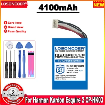 LOSONCOER 4100mAh GSP805070 Akkumulátor Harman Kardon Esquire 2 Hangszóró Akkumulátorok