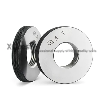 2db Cső szál gyűrű műszer beállítása G1/8 G1/4 G1/2 G3/4 Külső Egyenes szál szelvények gage eszközök, készletek G7/8 G1 G1-1/4 G1