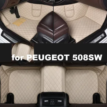 Autohome Autó Szőnyeg PEUGEOT 508SW 2004-2018 Év Továbbfejlesztett Változata Láb Coche Tartozékok Szőnyegek