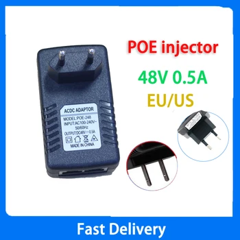 48V POE Injektor Ethernet CCTV Adapter 0,5 24W POE IP Kamera IP-Telefon POE Switch, hálózati Adapter EU/US Lehetőség