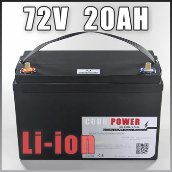Elektromos Robogó 72V 20AH Lítium-ion akkumulátor 72V li-ion akkumulátor 84V Akkumulátor Vízálló tok