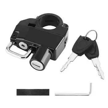 Motoros Sisak Lock Lopásgátló Bukósisak, Biztonsági Zár 2 Kulcs, Illetve Telepítési Eszköz