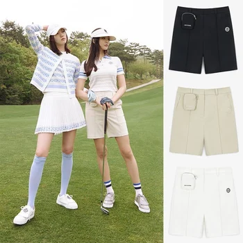 Új koreai Golf Öltöny, Női Nyári Szabadtéri Golf Nadrág Női Logo Sport Fele Test Alkalmi Nadrág
