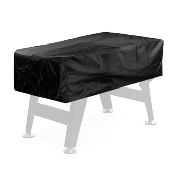 1 Darab Asztali Foci Védőburkolat Fekete Oxford Szövet, Nagy Sűrűségű Porvédő Asztali Foci