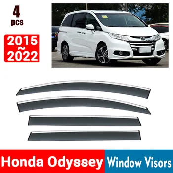A Honda Odyssey 2015-2022 Ablak Napellenző Eső Őr Windows esővédő Deflektor Napellenző Pajzs Szellőző Őr Árnyékba Borító Berendezés