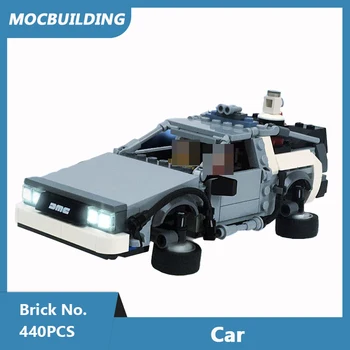 MOC építőkövei Szuper Autók Modell DIY Össze Tégla Jármű Sorozat Oktatási Kreatív Verseny Gyermek Játékok, Ajándékok 440PCS