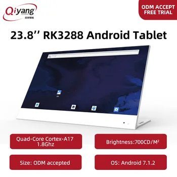 23.8 Hüvelyk All-In One Készülék KARJÁT Rendszer RK3288 Android Tablet Számítógép, fali konzol telepítése 2.4Ghz_WIFI IP50 Design