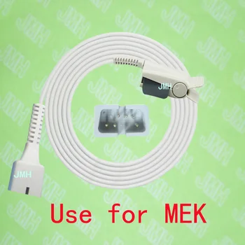Kompatibilis a DB9 6pin MEK MP-100/110/400/1000 Pulse Oximeter, monitor ,Felnőtt ujját Nellcor klip spo2-érzékelő.