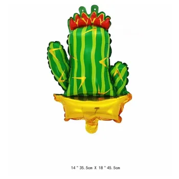 50pcs Mini kaktusz Fólia léggömb Zöld léggömb berber ábra Alakú növény, Stílus által gyerekek Szülinapi/babaváró Party Dekoráció suppli