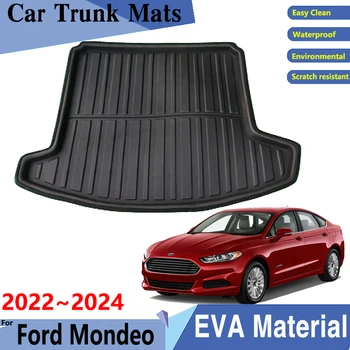 Kocsi Csomagtartójában Szőnyeg Ford Mondeo Taurus MK6 2022 2023 2024 Autó Hátsó Csomagtartó Szőnyeg Szervező Pad Auto Tartozékok 3D EVA Anyagból