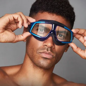 Új Divat Nagy Keret, Úszó Szemüveg, a Felnőttek számára Magas Minőségű HD Párásodásmentes Úszni Szemüveg Gyártó Közvetlen Nagykereskedelmi Ár