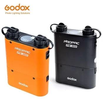 Godox PB960 Dual-Kimeneti Speedlite Vaku Teljesítmény Akkumulátor 4500mAh a Canon, Nikon, SONY GODOX YONGNUO (Fekete vagy Narancssárga)