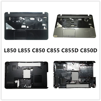 Új laptop Toshiba L850 L855 C850 C855 C855D C850D Palmrest felső Fedelet, vagy Alsó Alap Fedezi kisbetűs